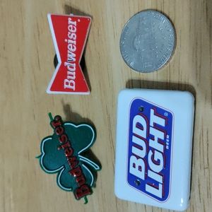Budweiser and Bud Light pins